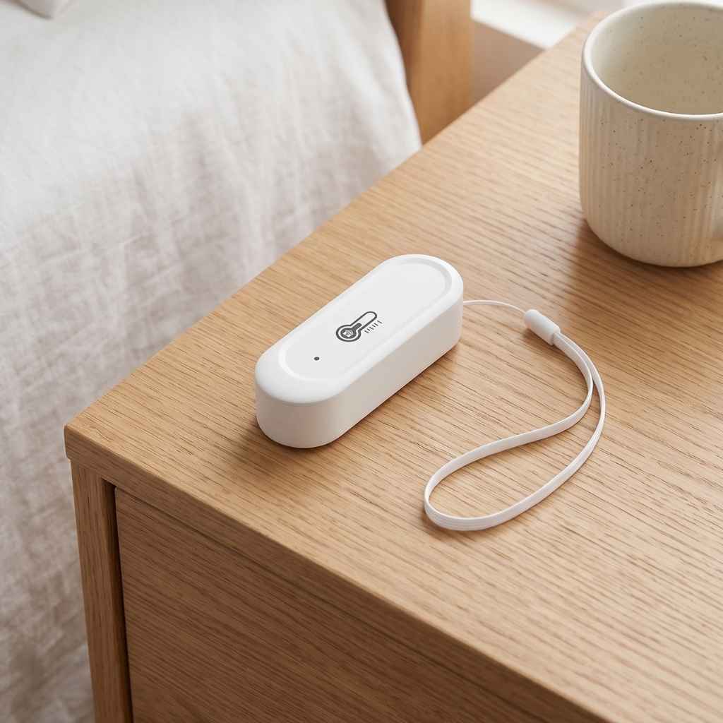 THS2 okos Zigbee hőmérséklet- és páratartalom-érzékelő beltérben